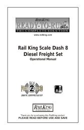 Rail King Scale Dash 8 Diesel Freight Set - MTH Trains