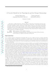 A Cocycle Model for Topological and Lie Group Cohomology