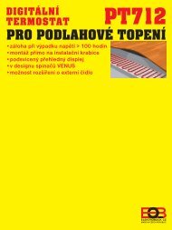 pt712 digitÃ¡lnÃ­ termostat pro podlahovÃ© topenÃ­ - Unishop.cz