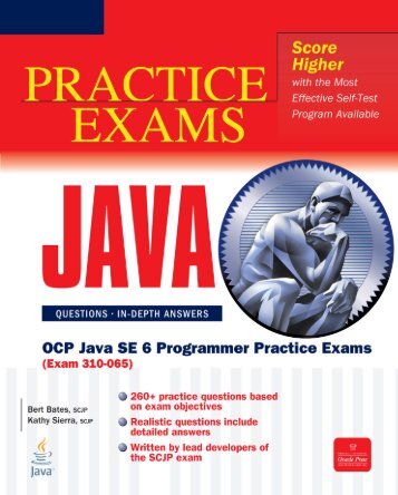 OCP Java SE 6 Programmer Practice Exams (Exam 310 ... - Kitabxana