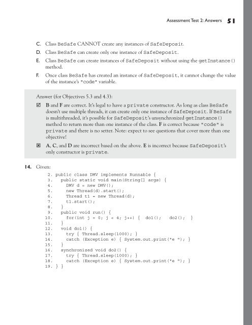 OCP Java SE 6 Programmer Practice Exams (Exam 310 ... - Kitabxana