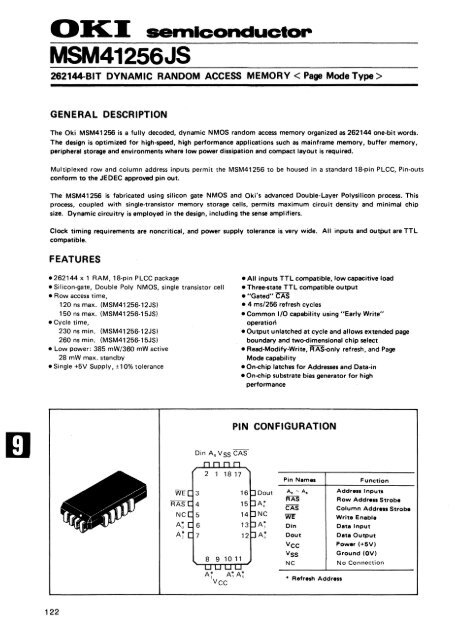 MEMORY DATABOOK - Al Kossow's Bitsavers