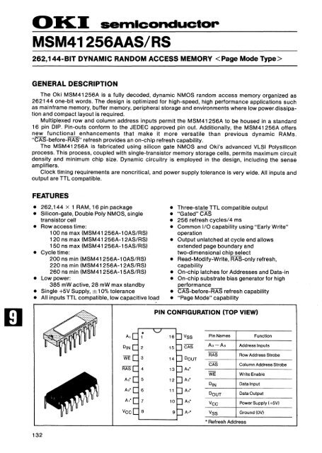 MEMORY DATABOOK - Al Kossow's Bitsavers