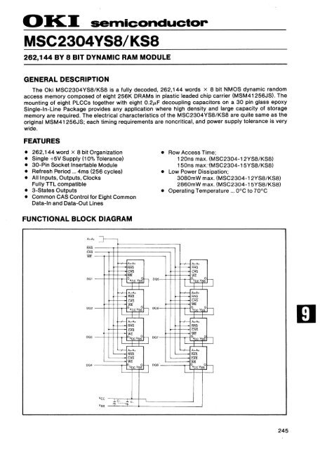 MEMORY DATABOOK - Al Kossow's Bitsavers