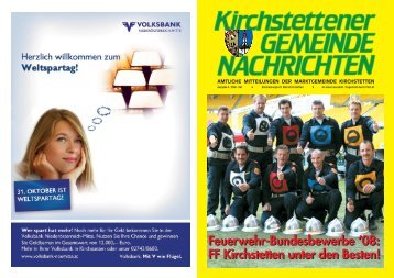 Gemeindezeitung 3. Quartal 2008 - Marktgemeinde Kirchstetten