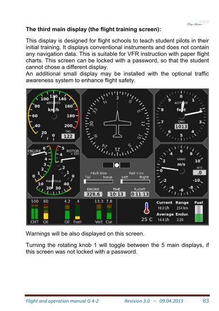 Flight and Operation Manual Rev 3.0 on 09-04-2013 - Trixy Aviation