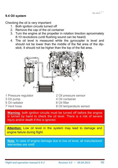 Flight and Operation Manual Rev 3.0 on 09-04-2013 - Trixy Aviation