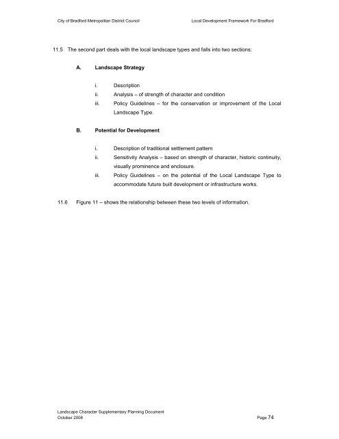 Landscape Character Supplementary Planning Document ...