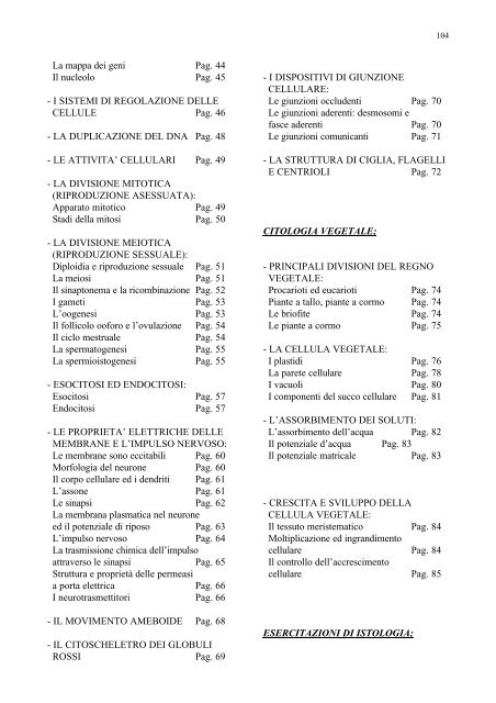 La composizione chimica del protoplasma;