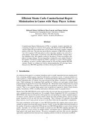 Efficient Monte Carlo Counterfactual Regret Minimization in ... - NIPS