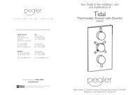 Installation Instructions - Pegler Yorkshire