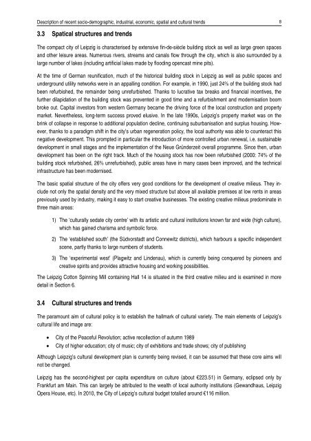 SWOT-Analysis of Halle 14 in the Cotton Spinning ... - Central Europe