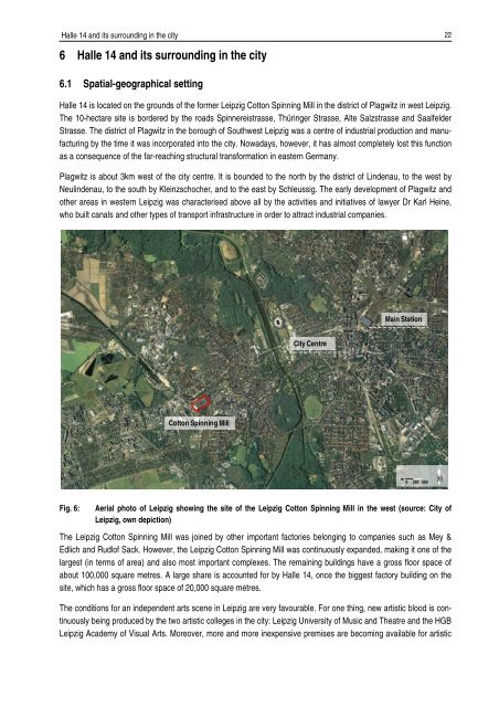 SWOT-Analysis of Halle 14 in the Cotton Spinning ... - Central Europe