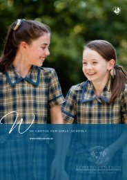 Why Choose Our Girls School? - Loreto College