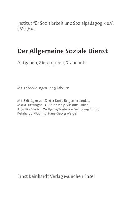 Der Allgemeine Soziale Dienst - Institut fÃ¼r Sozialarbeit und ...