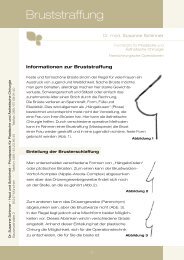 Informationen zur Bruststraffung - Dr. med. Susanne Schinner