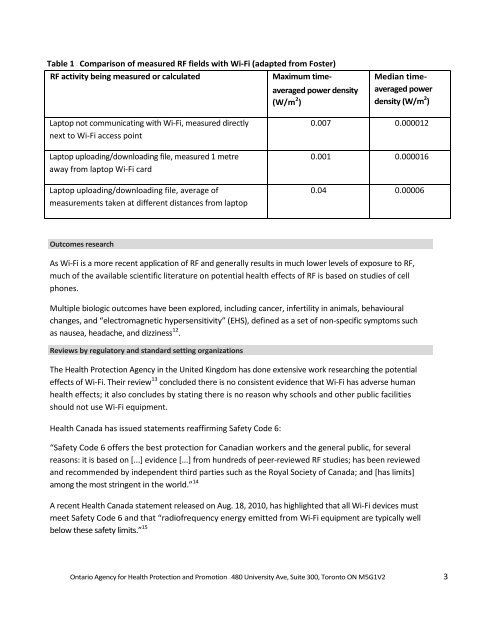 Wireless Technology Use in Schools - Algoma District School Board