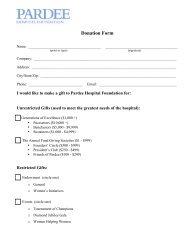 Downloadable Donation Form - Pardee Hospital
