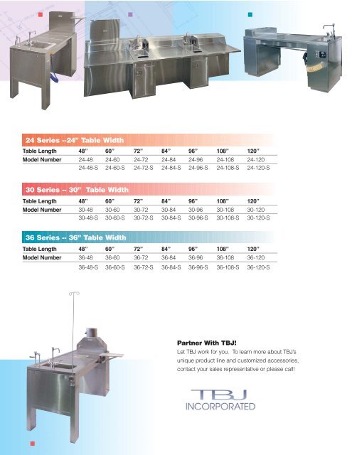 TBJ Downdraft Workstations.Pdf - TBJ Inc