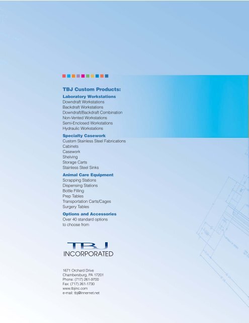 TBJ Downdraft Workstations.Pdf - TBJ Inc