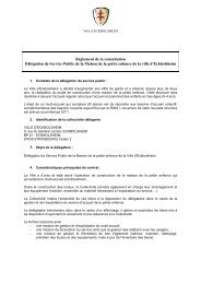 reglement de la consultation - Site officiel de la Mairie d ...