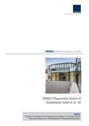 IMMAC Pflegezentren Austria XI Renditefonds GmbH & Co. KG