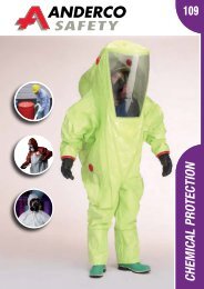 CHEMICAL PRoTECTIoN - Anderco