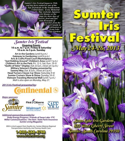 Sumter Iris Festival City of Sumter, SC