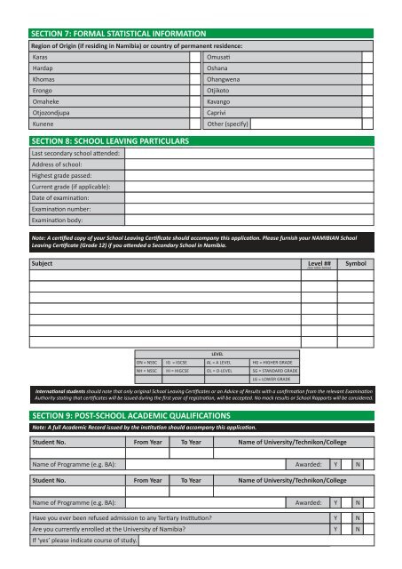 C-Mature Age Entry-2(A3-only)(2012).indd - University of Namibia