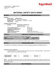 Download Mobilux EP 0 Material Safety Data Sheet (MSDS)