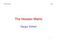 The Hessian Matrix - CEDAR