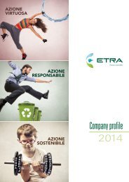 Company profile 2013 - Etra Spa