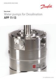 Water pumps for Desalination APP 11-13 - Fluidtech