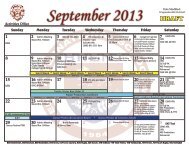 Activities Calendar - Brent International School Manila