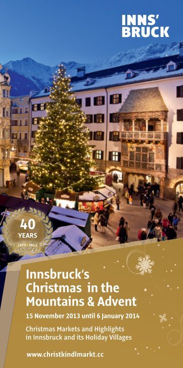 Innsbruck's Christmas in the Mountains & Advent - Christkindlmarkt