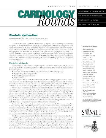 Diastolic dysfunction - Cardiology Rounds