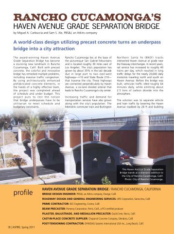 Rancho cucamonga's - Aspire - The Concrete Bridge Magazine