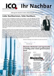 „Ihr Nachbar“ im Gespräch mit Mainsite ... - Mainsite Service