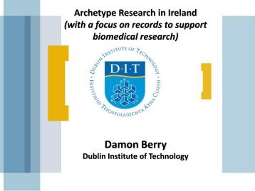 Experiences from Ireland using archetype methodology for clinical ...