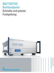 für R&S®DDF550 Breitbandpeiler - Rohde & Schwarz Singapore