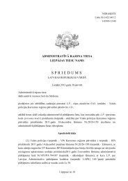 SPRIEDUMS - Latvijas Tiesu Portāls