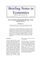 Three Anomalies of Initial Public Offerings: A brief Literature Review