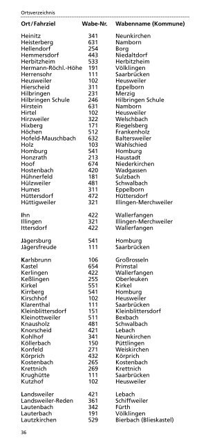 Tarifbestimmungen und Beförderungsbedingungen - Saarland-tarif.de