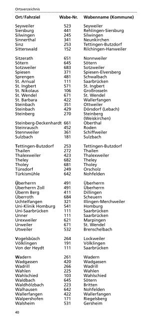 Tarifbestimmungen und Beförderungsbedingungen - Saarland-tarif.de