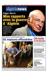 Fr-11-08-2013 - Algérie news quotidien national d'information
