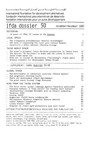 ifda dossier 50 - Dag Hammarskjöld Foundation