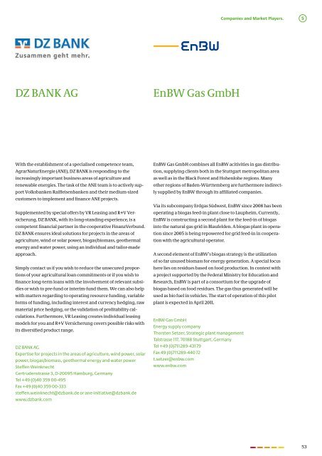 biogaspartner – a joint initiative.