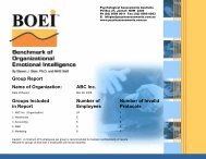 BOEI Group Report - Psychological Assessments Australia