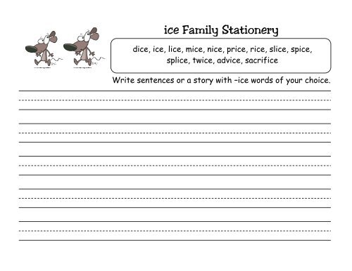 ice FAMILY Set - Word Way