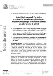 13.03.14 Rueda de prensa Ministros Agricultura EspaÃ±a y Francia